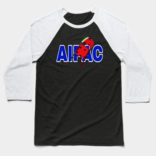 Folding Chair To The Israel Lobby - Watermelon - Front Baseball T-Shirt